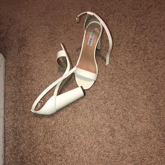 Steve Madden block white shoes size 7 - Picture 3 of 7